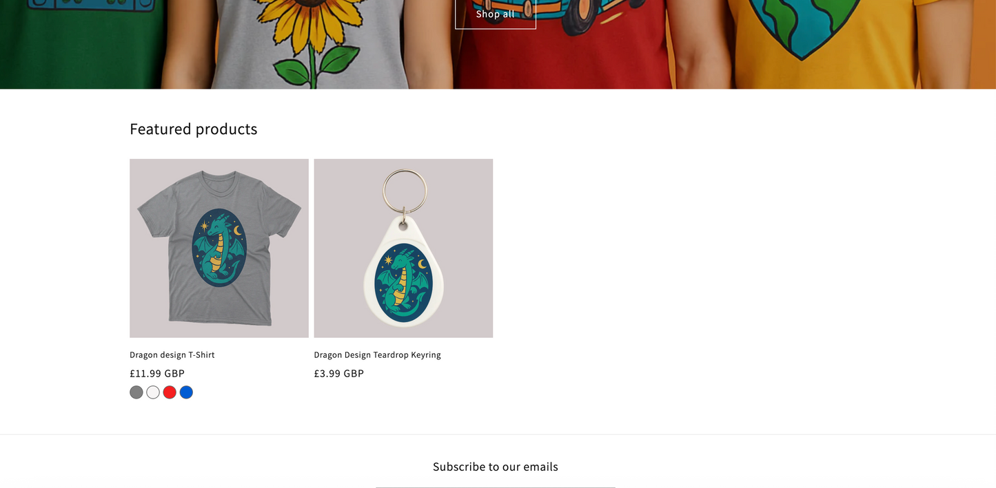Add Color Swatches on The Collection Page