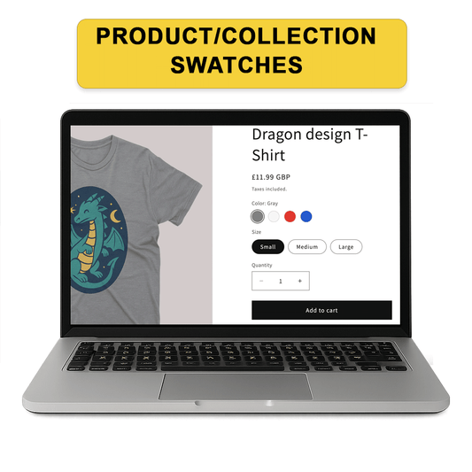 Add Color Swatches on The Collection Page